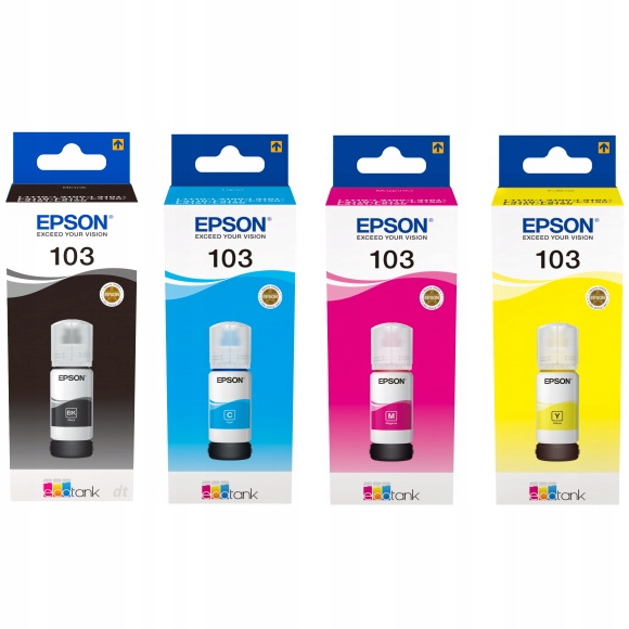 

4x Tusz Epson 103 Ecotank L3110 L1110 L3150 L3151