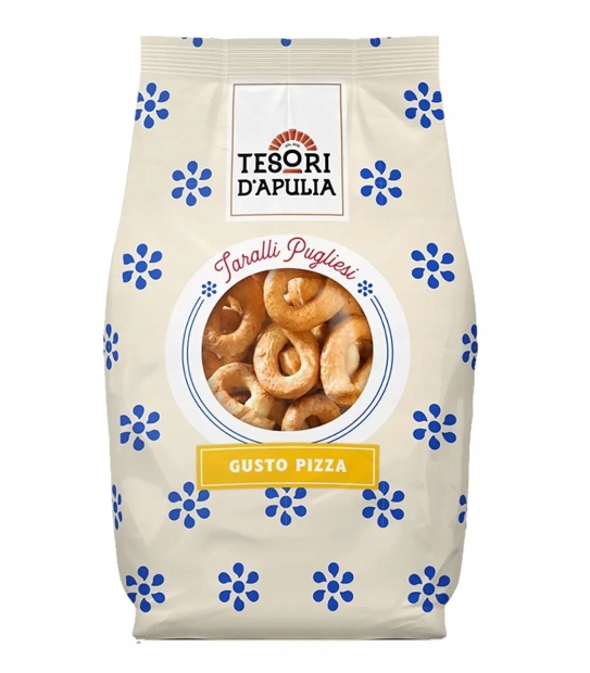 Levně 5 x Sušenky Tarallini Gusto Pizza 400 g Tesori d'Apulia