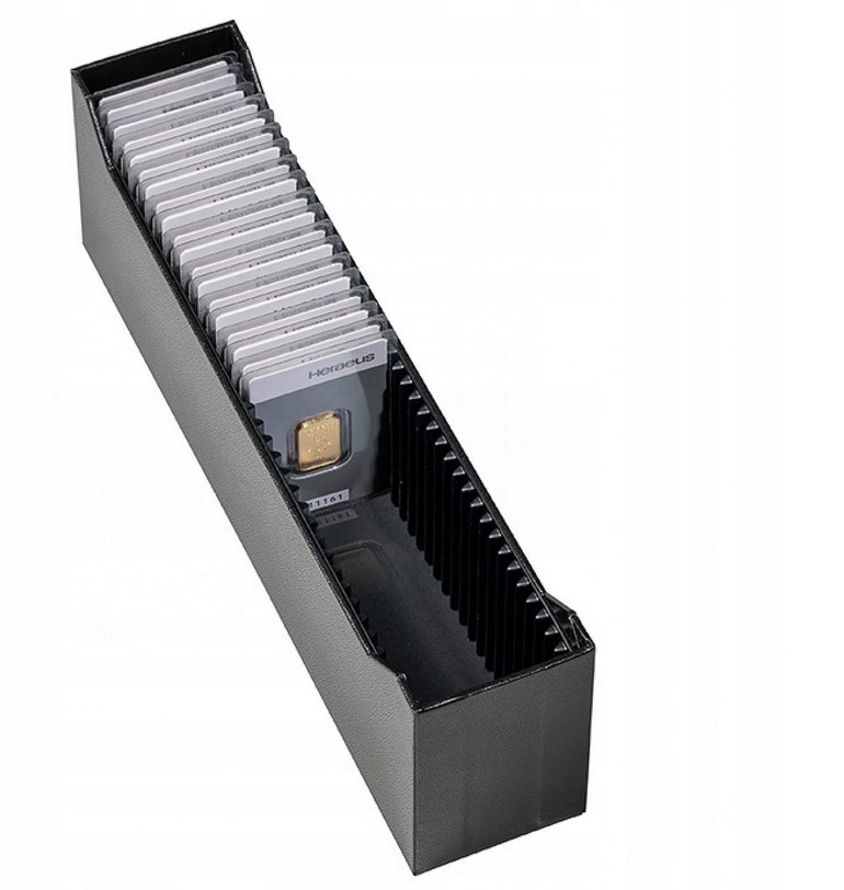 Pouzdro Krabička Logik Na Zlaté Slitky 40 Kusů Zlatých Slitků Leuchtturm