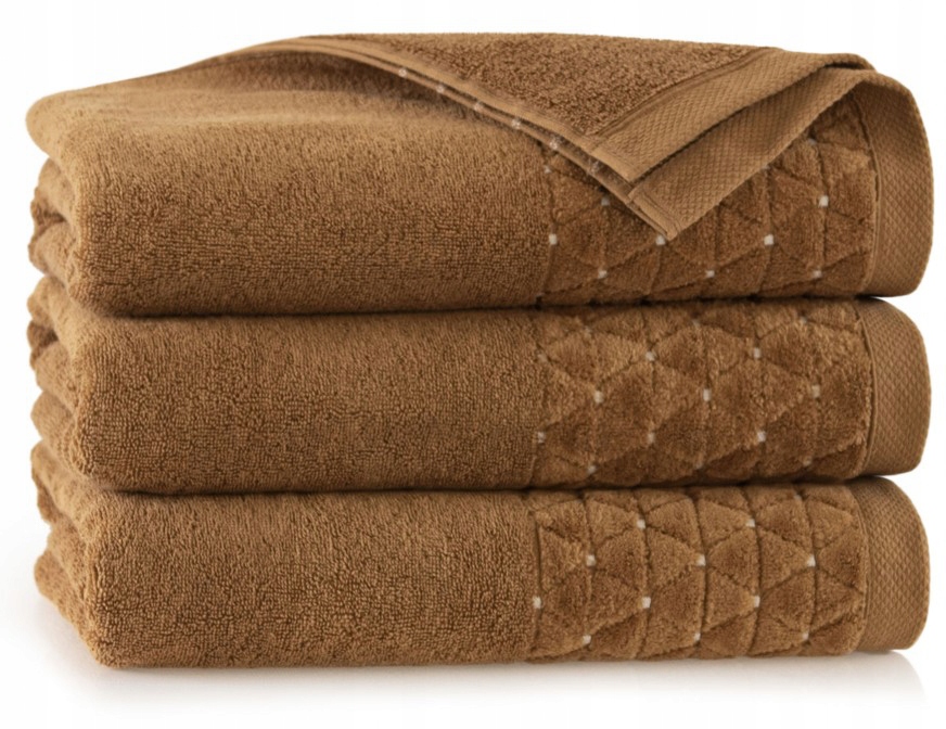 ANTYBAKTERYJNY Ręcznik ZWOLTEX OSCAR j.brąz 2 szt.