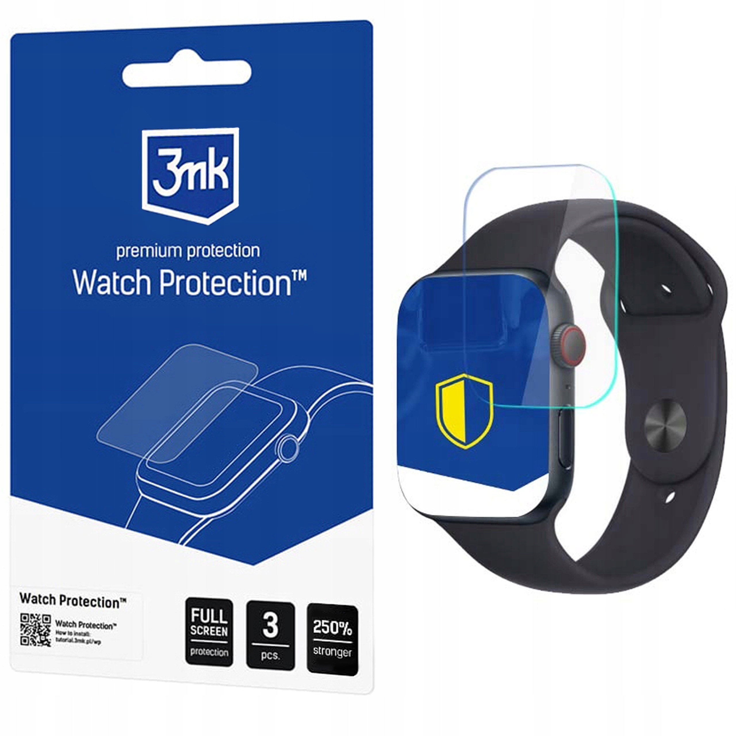 3mk Watch Protection Arc (3 sztuki) Apple Watch Se 40mm przezroczysta
