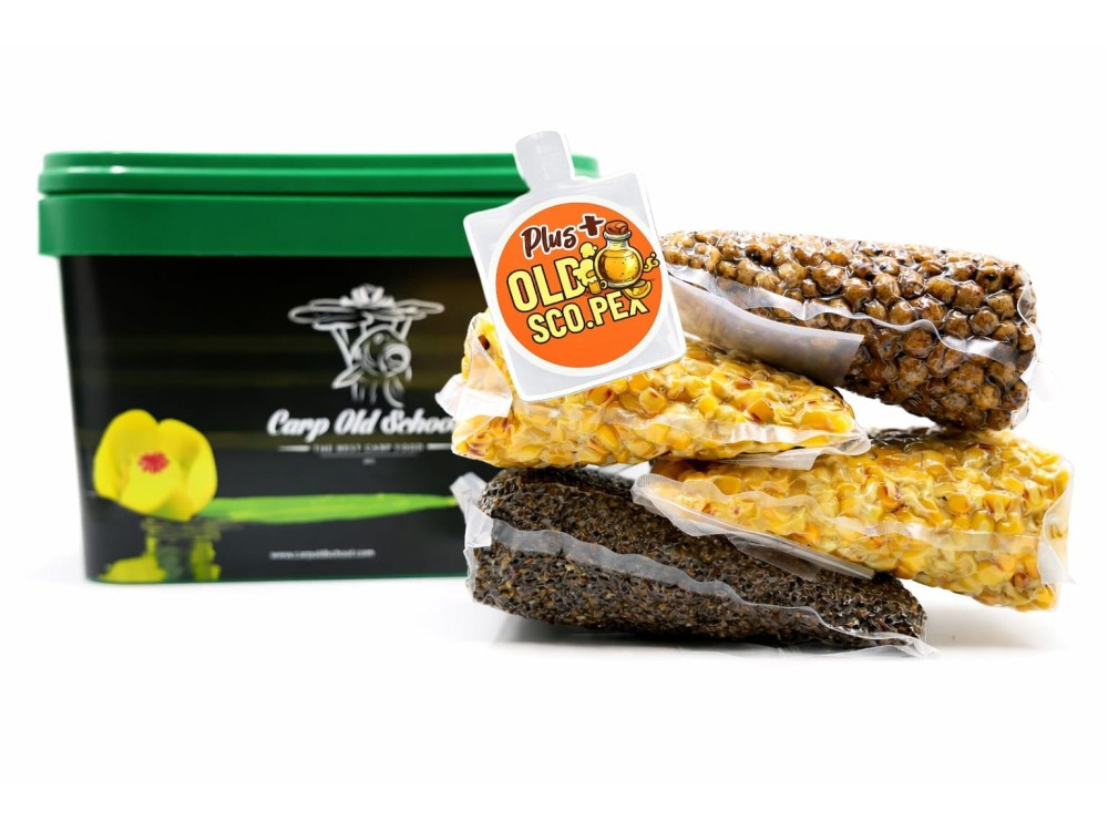 MIX Zrn Carp Old School Special MIX Přírodní Old Sco.pex 4x1kg