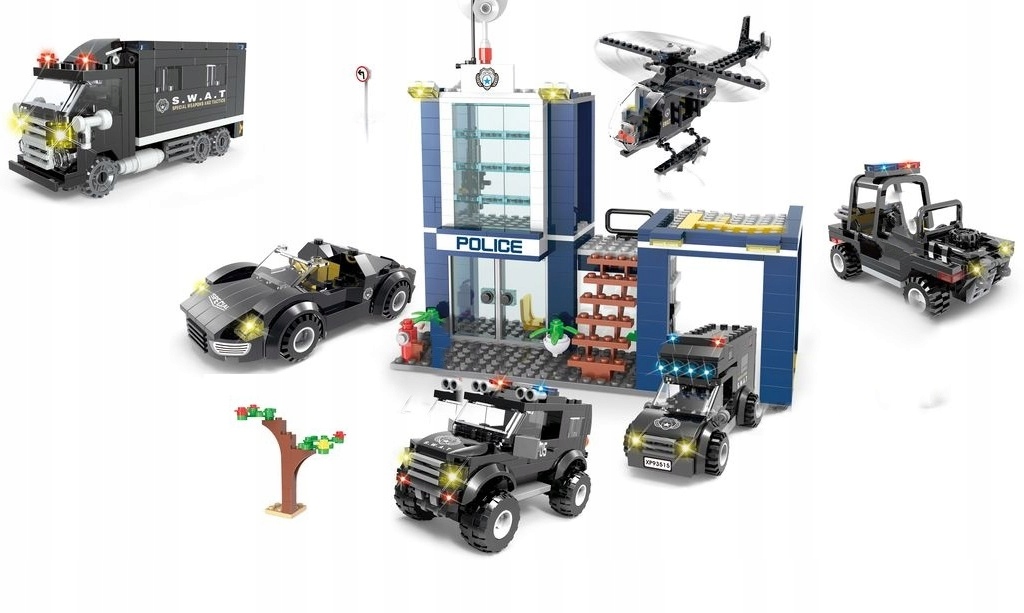 KLOCKI KLOKSY BAZA POLICYJNA CITY POSTERUNEK 950el EAN (GTIN) 0695057307440