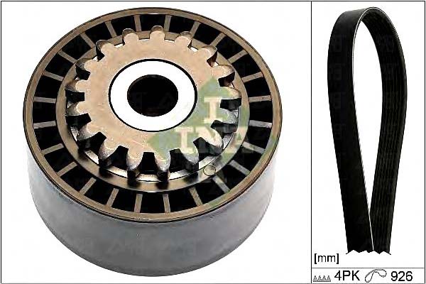 Sada Klínového Řemene Ina 7701477536 7701477537 4