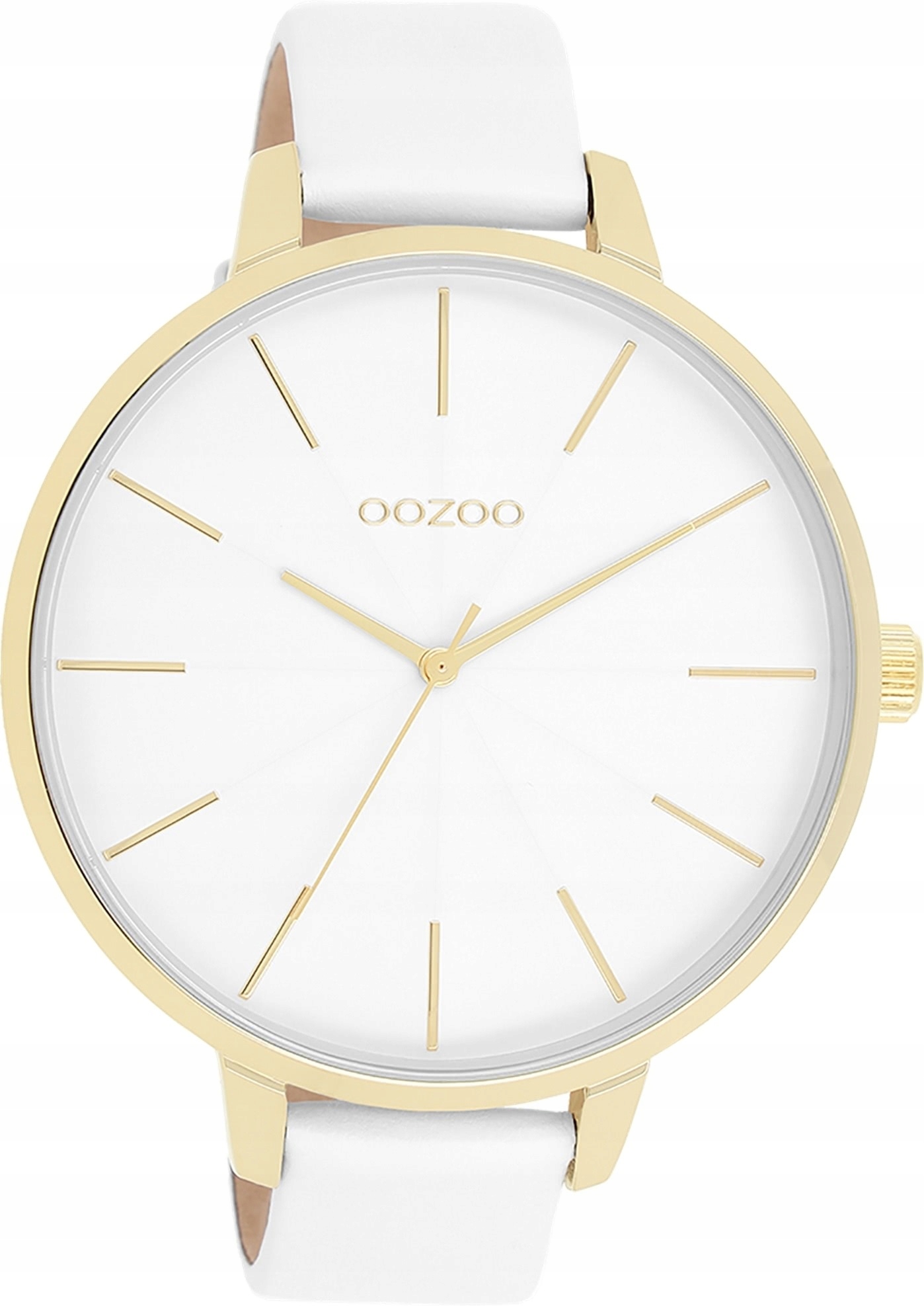 Oozoo Dámské Analogové Hodinky Bílá kůže UOC11346