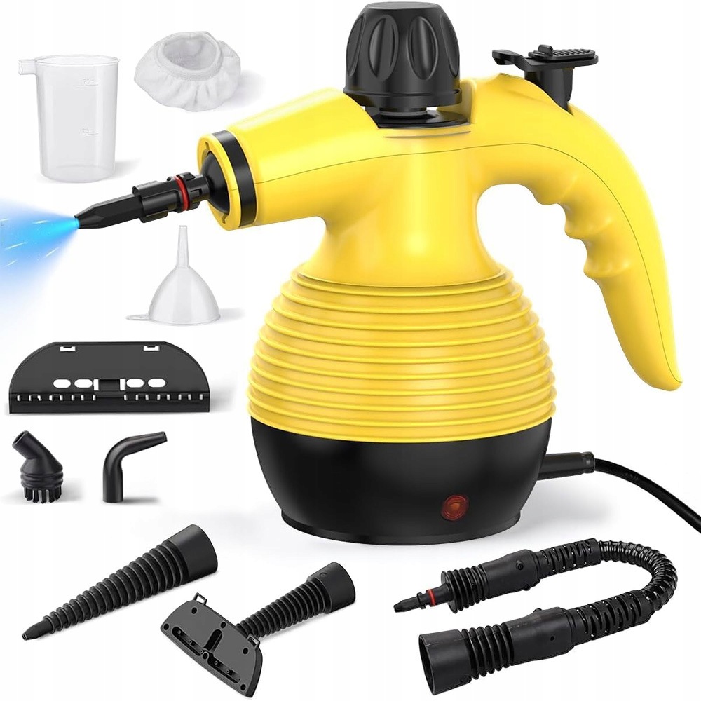 Parní Čistič Tlaková Parní Čistička 1050 W Pro Spáry Oken A Čalounění, Sada