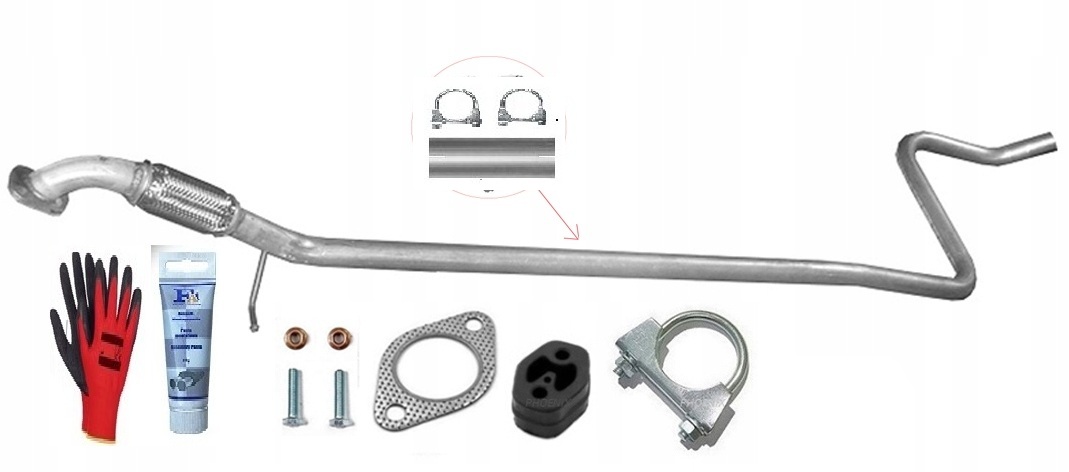 Ford Fiesta 1.25i 16V 44-60kW 1.4i 16V 71kW 2008-2012 Trubka bonus