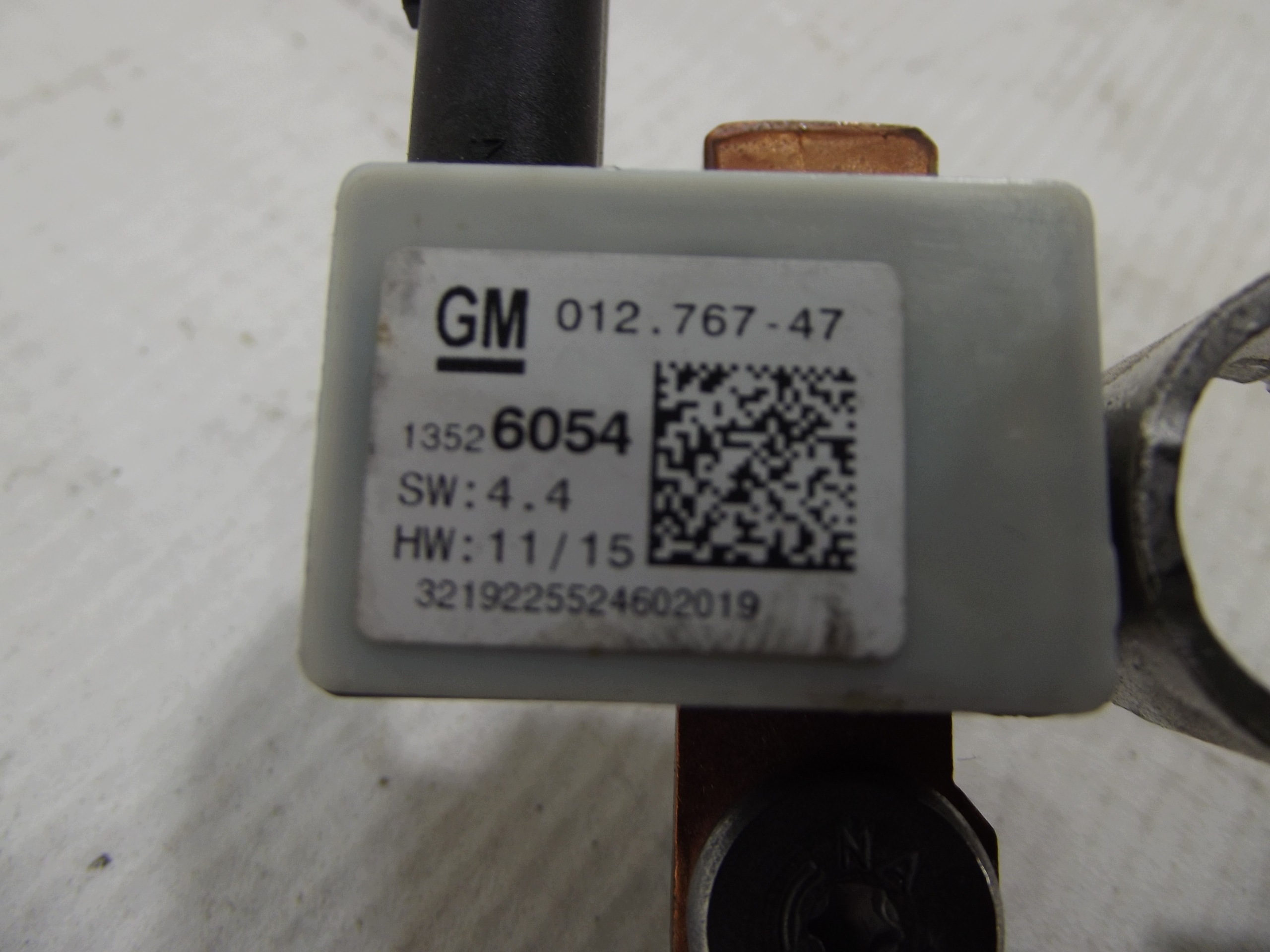 Opel Astra V K batteriemanagement sensor 39186592