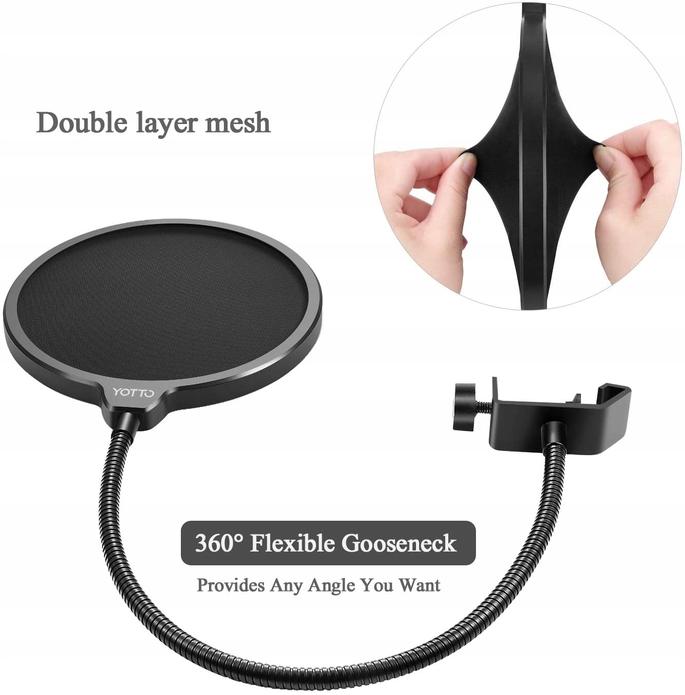 STUDYJNY POP FILTR OSŁONA FILTER MIKROFONOWY Model PS8