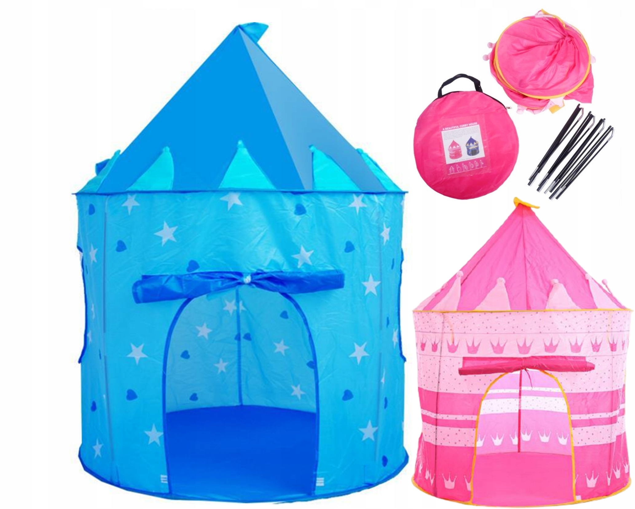 NAMIOT ZAMEK PAŁAC DLA DZIECI DO DOMU OGRODU KOLOR Rodzaj Zamki, pałace