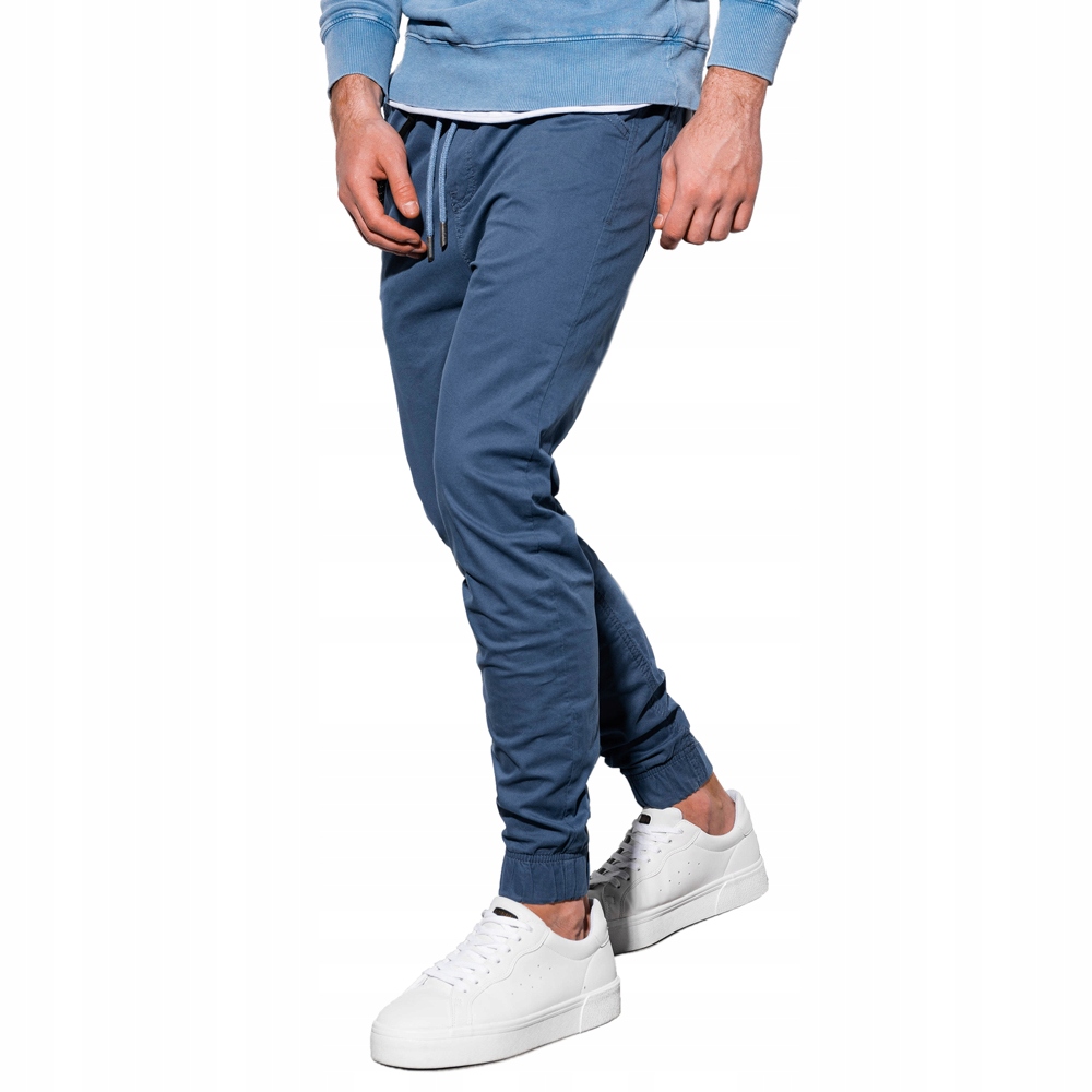

Spodnie męskie joggery P908 niebieskie XL