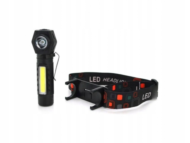 LATARKA CZOŁOWA NA GŁOWĘ CZOŁÓWKA TAKTYCZNA MAGNES