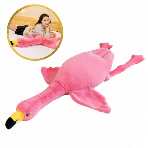 

Maskotka Flaming Poduszka Zagłówek Duża 90 cm Róż