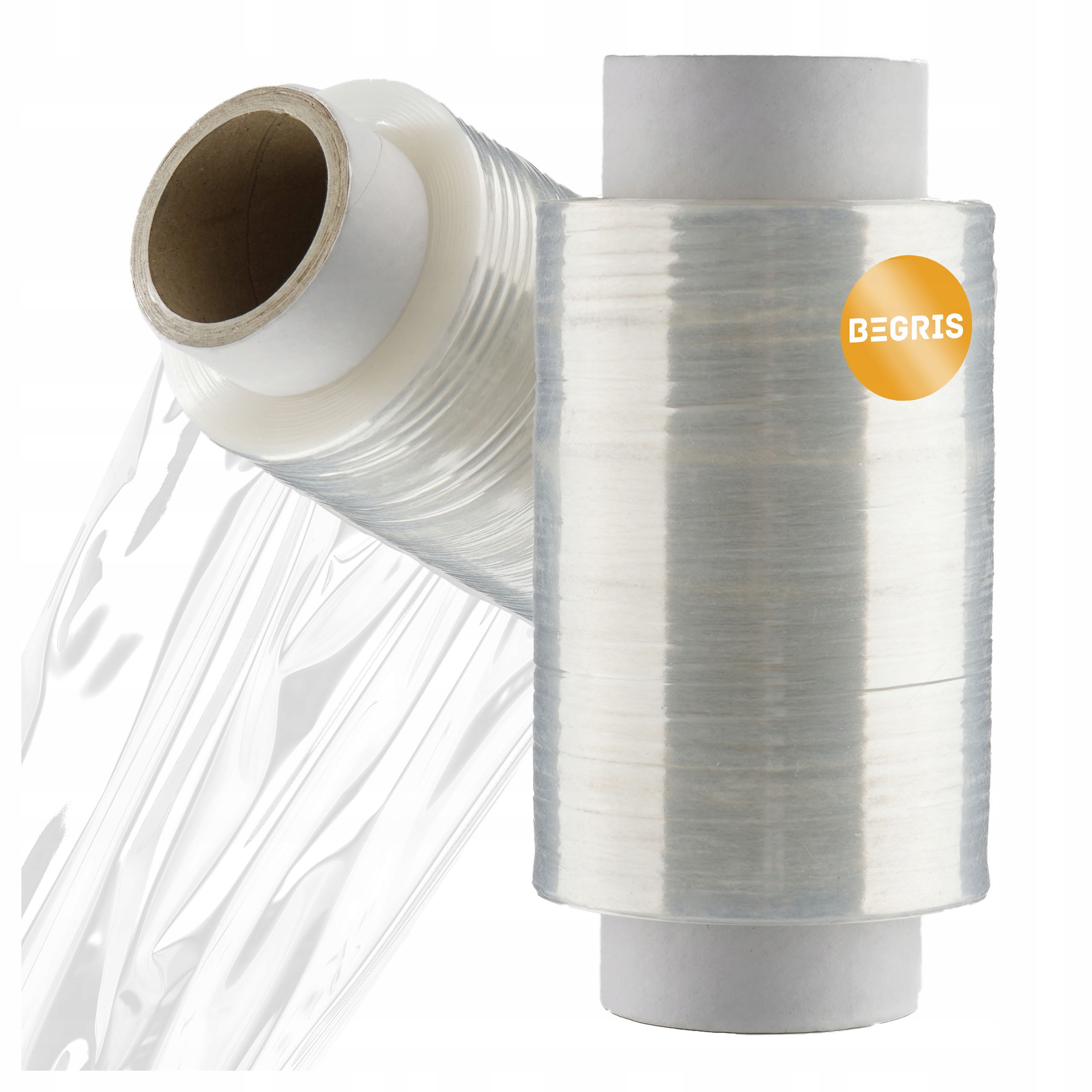 FOLIA STRETCH 10CM STRECZ TRANSPARENT ROLKA BEZBARWNA PRZEŹROCZYSTA MINI