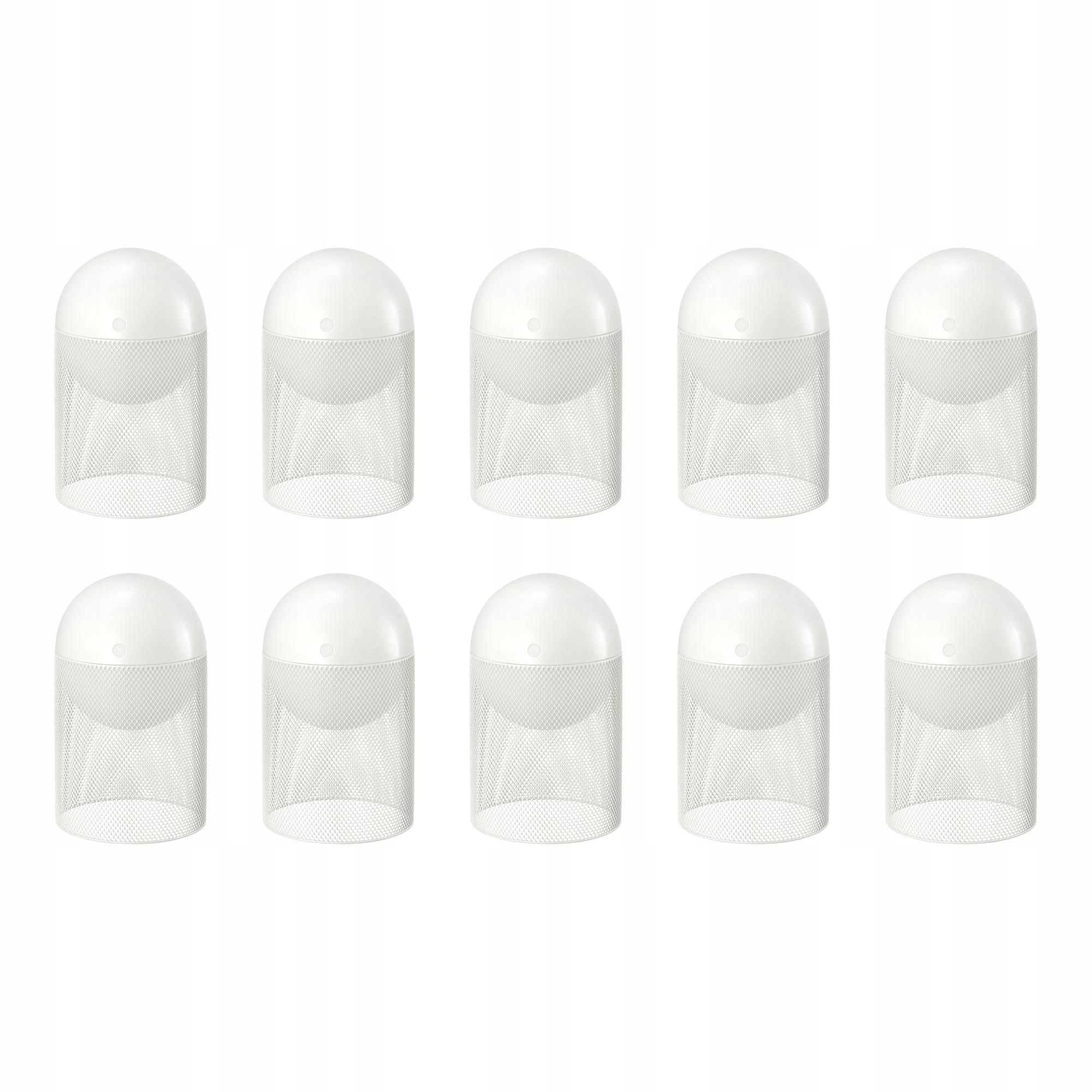 10 szt. Lampa Led dekoracyjna kula siatka na baterie IP44 Solvinden