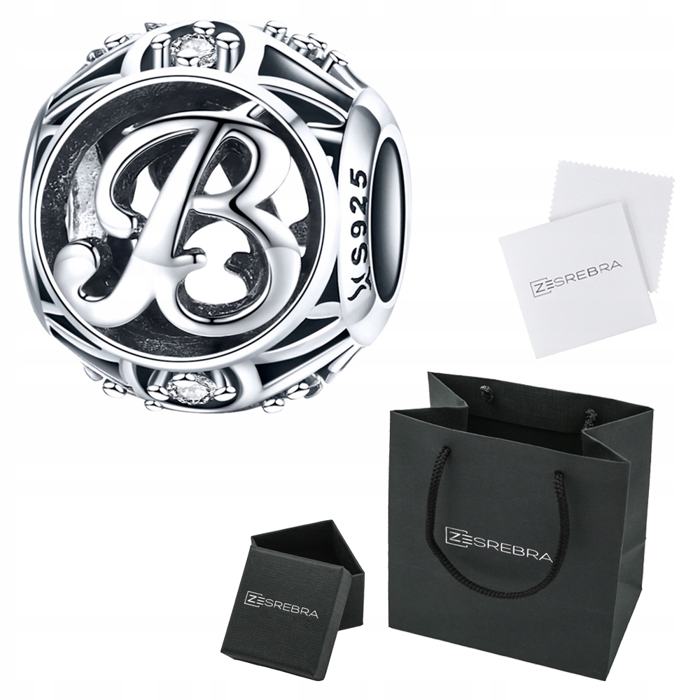 

Charms Litera B do Pandora srebro 925 S925