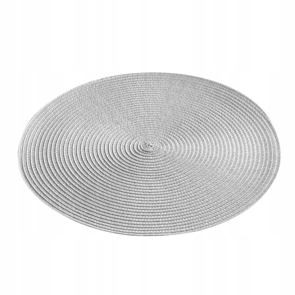 

Podkładka Na Stół Okrągła Jasnoszara śr. 35 cm
