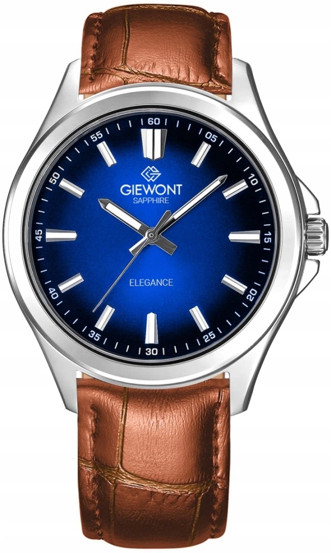 Pánské Hodinky Giewont Elegance Sapphire hnědomodré GW5160-A7