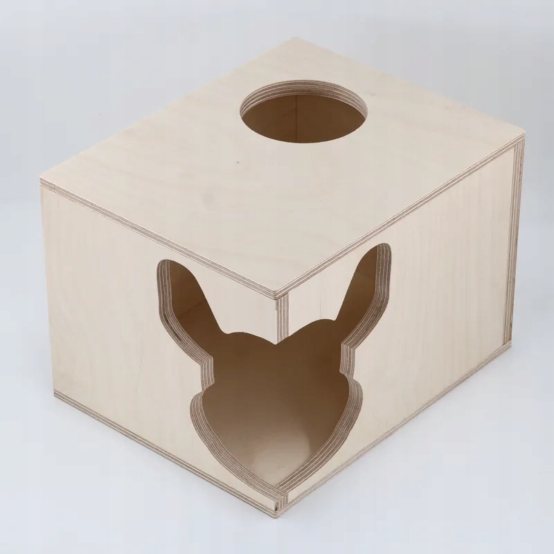 Levně Domeček s rohovým vchodem pro činčily a kasičky