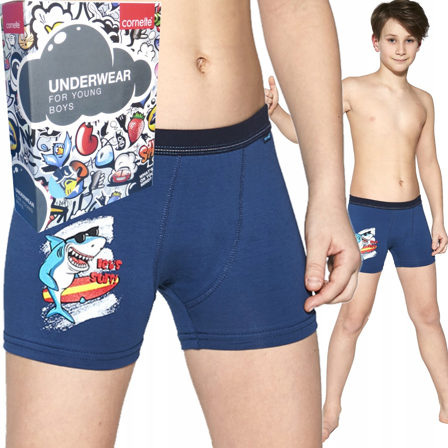 

Cornette szorty bokserki 700/105 Surf 3 jeans