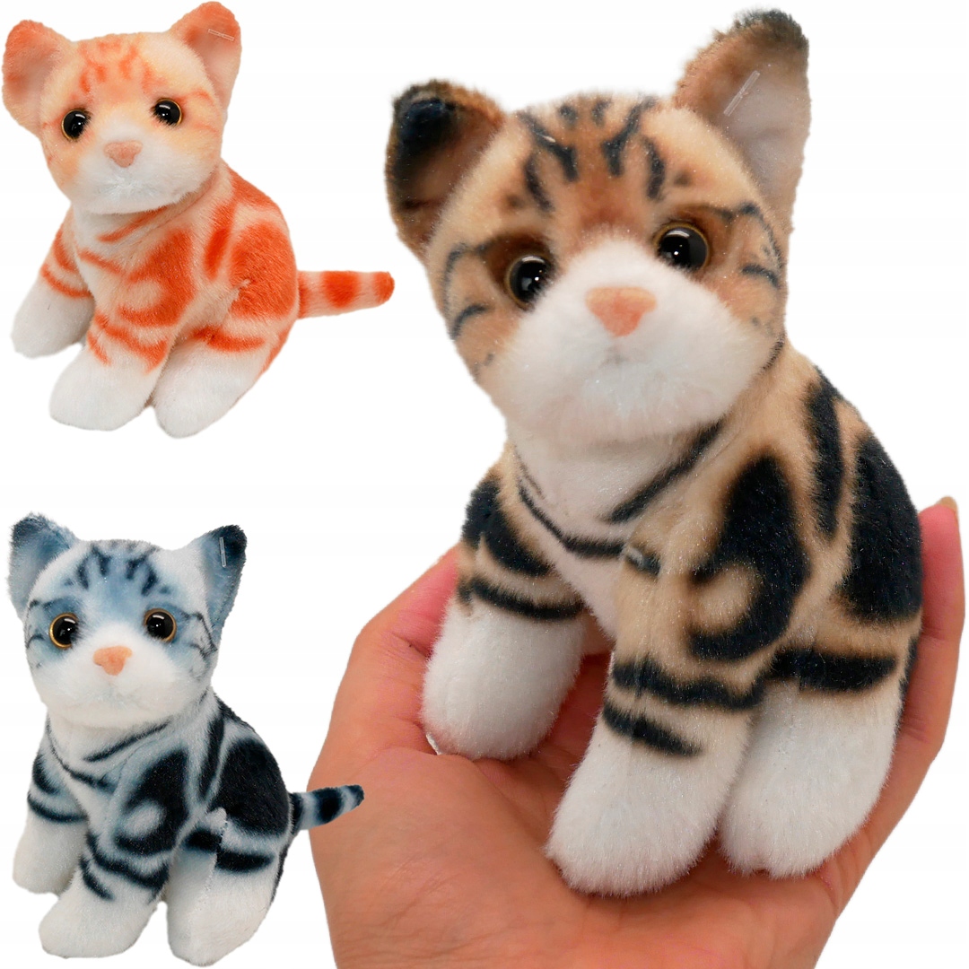 

Mały siedzący Kotek Pluszk przytulanka Maskotka