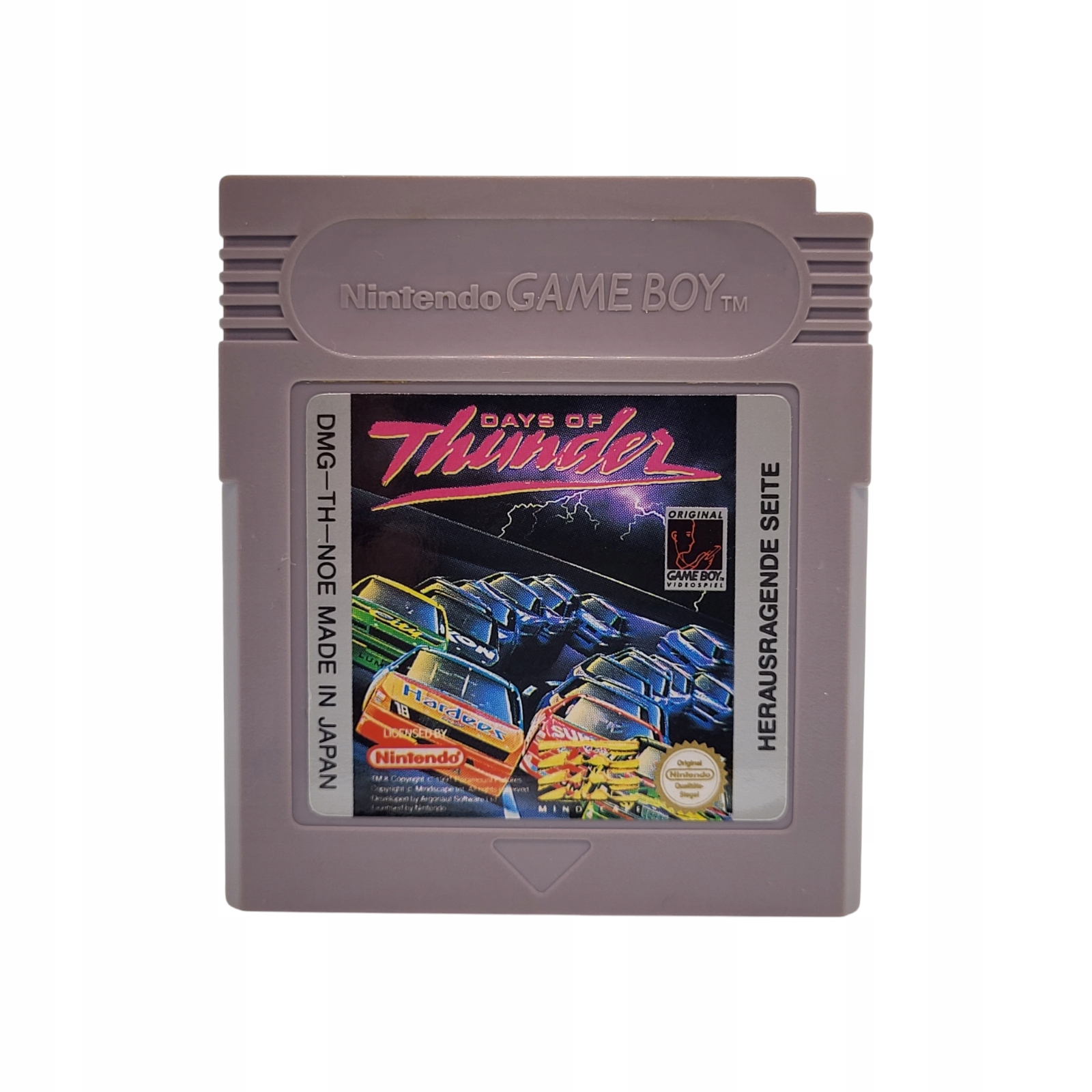 Days of Thunder Game Boy Gameboy Classic