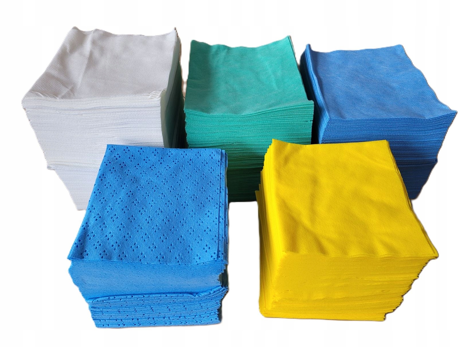 Čisticí Utěrka netkaná textilie bezprašná 5 kg cca 500 ks Mix