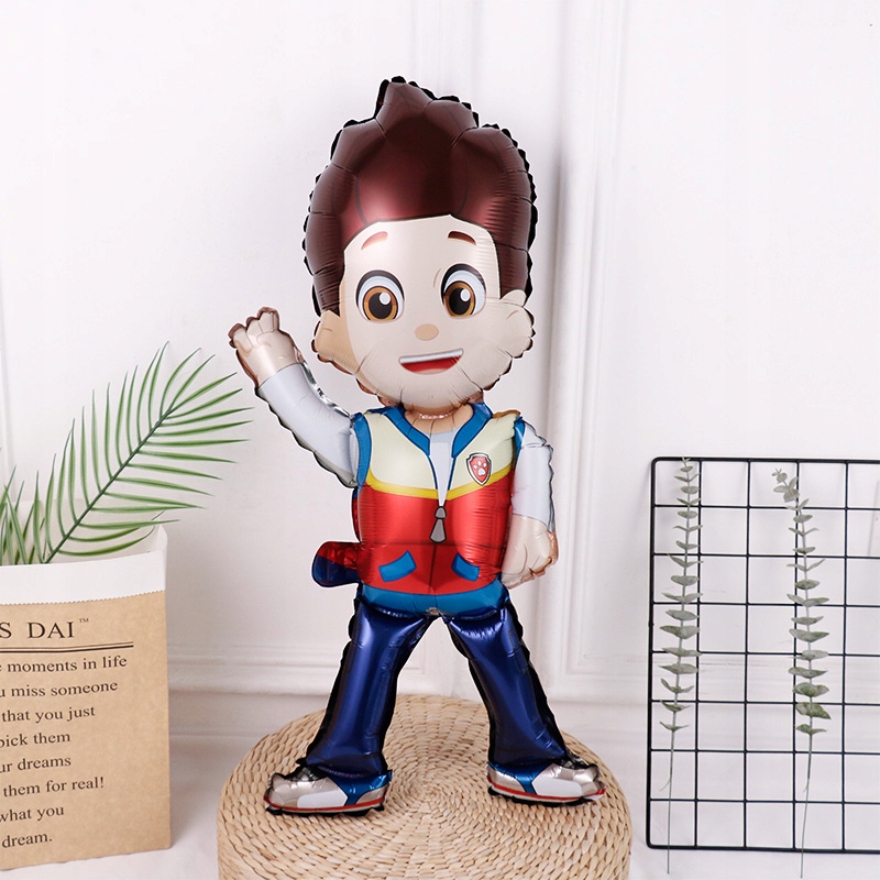 Balon foliowy Psi Paw Patrol RYDER urodziny 82 cm Wypełnienie powietrze