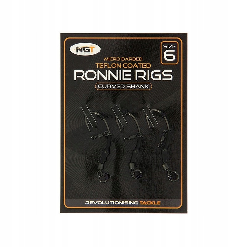 Przypony Ronnie Rig 3szt rozmiar 6 NGT