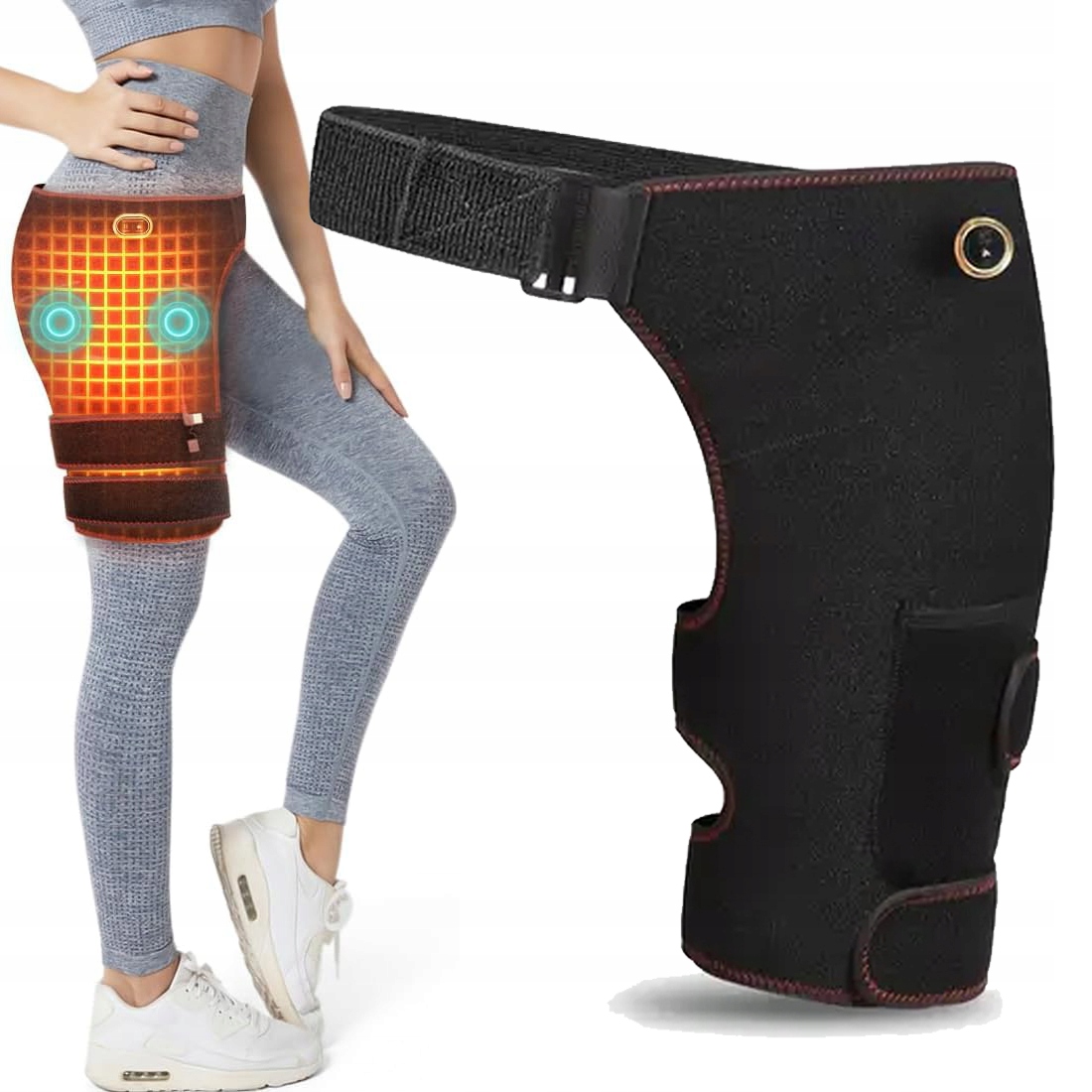 Masażer Nóg, Podgrzewane Kolana Do Łagodzenia, Regulowana, Masażer Nóg