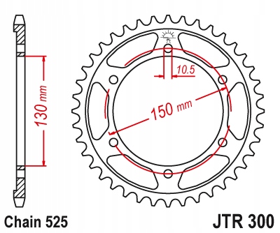 ZESTAW NAPĘDOWY DID+JT HONDA XL600V 89-99 TRANSALP Dopasowanie do pojazdu produkt dedykowany