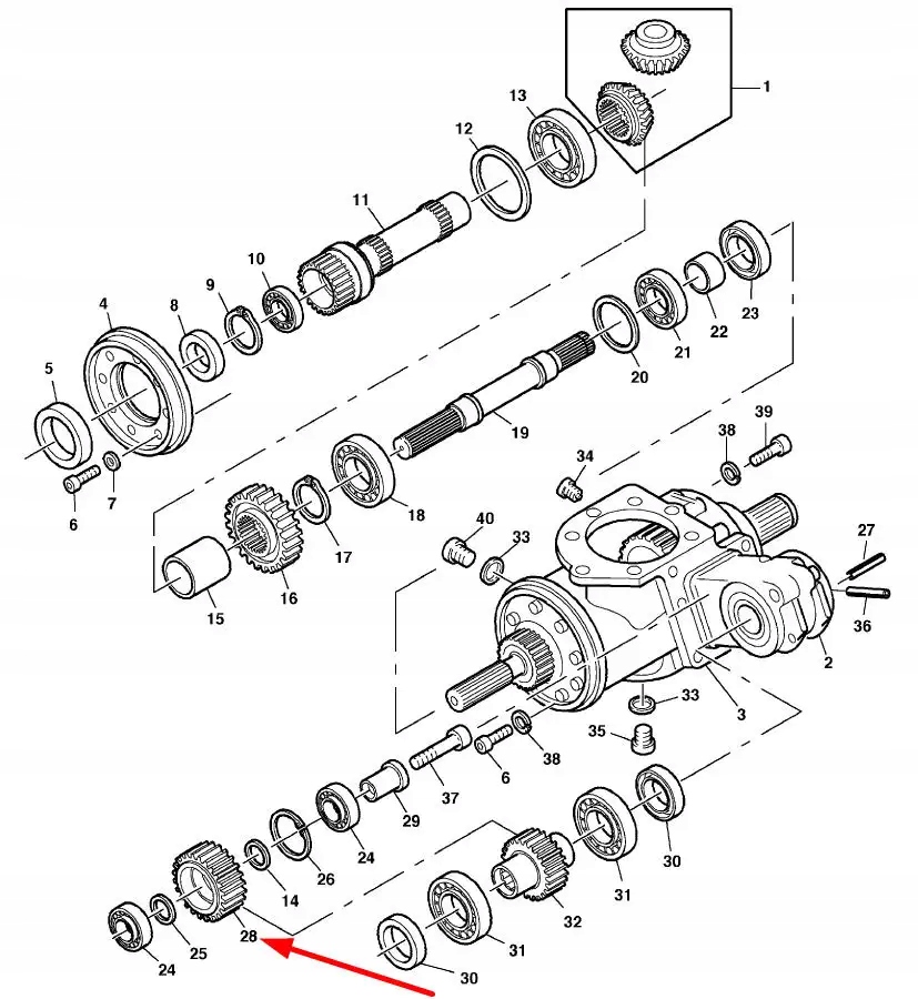 LCA69633 Koło zębate Z=22 Producent części Kemper