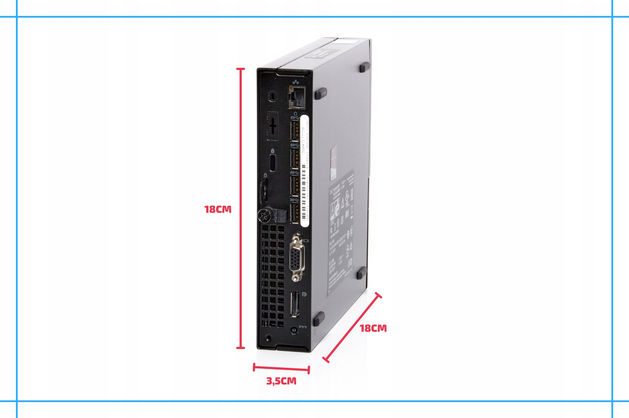 Komputer Dell Optiplex 9020 Tiny Core i5 1000/16 Win10 Mały Mini Micro Producent płyty głównej Dell