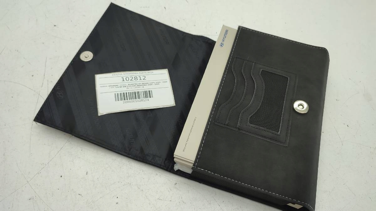 KSIĄŻKA INSTRUKCJA ELANTRA VII 2021 1.6 B Tematyka Samochody osobowe