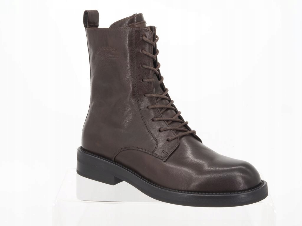 Lee Cooper kotníkové boty 4665 čokoláda plochý podpatek vel. 38