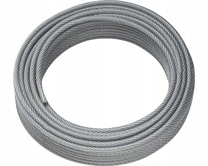 

Lina Stalowa Pcv 4mm Linka 10 mb