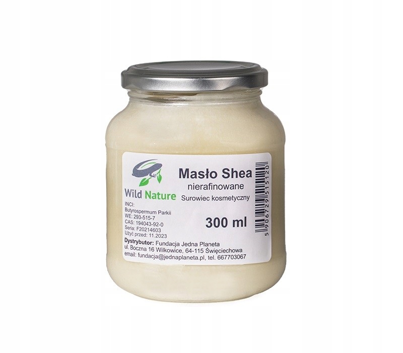 

Masło Shea Nierafinowane 300 ML Wild Nature