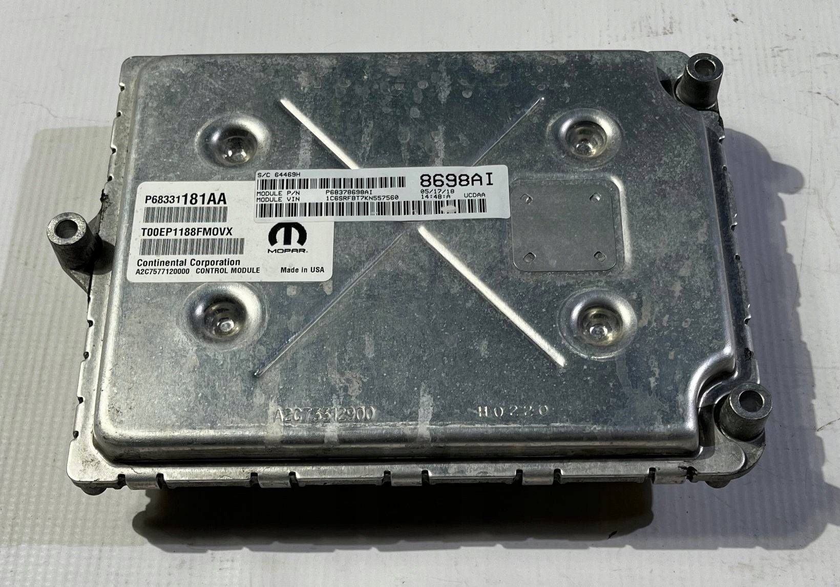 Unité de contrôle Ordinateur Module ECU Moteur Dodge RAM 1500 5.7 2019