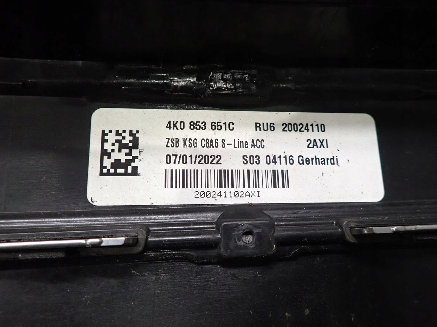 Grill AUDI A6 C8 2018- 4K0853651C