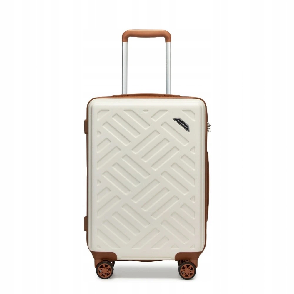 Kabinový skořepinový kufr 31 L Geometrický vzor Abs+pc Supercase