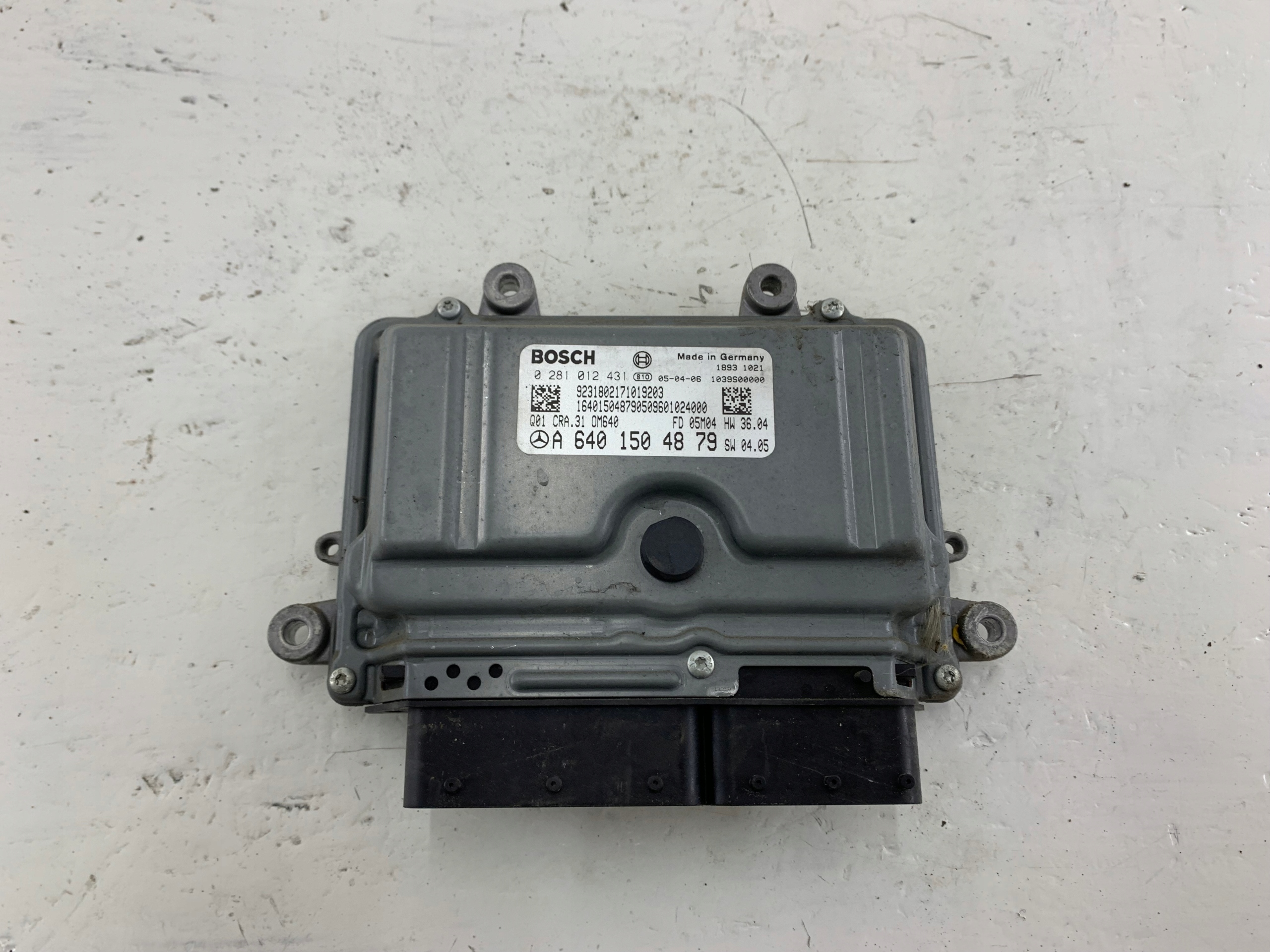 MERCEDES W169 2.0 CDI control unit of the engine A6401504879