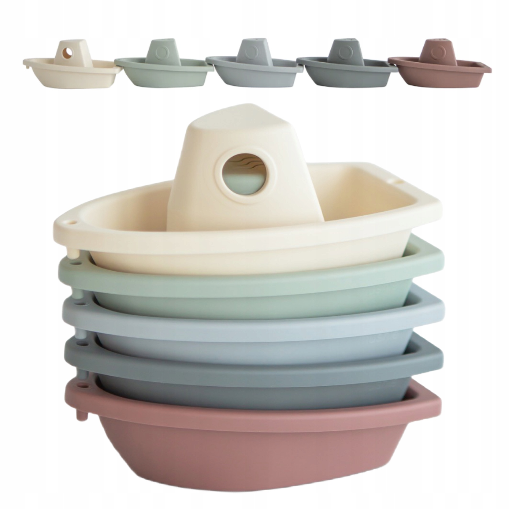 Łódki do kąpieli Mushie 5 sztuk EAN (GTIN) 810052464008