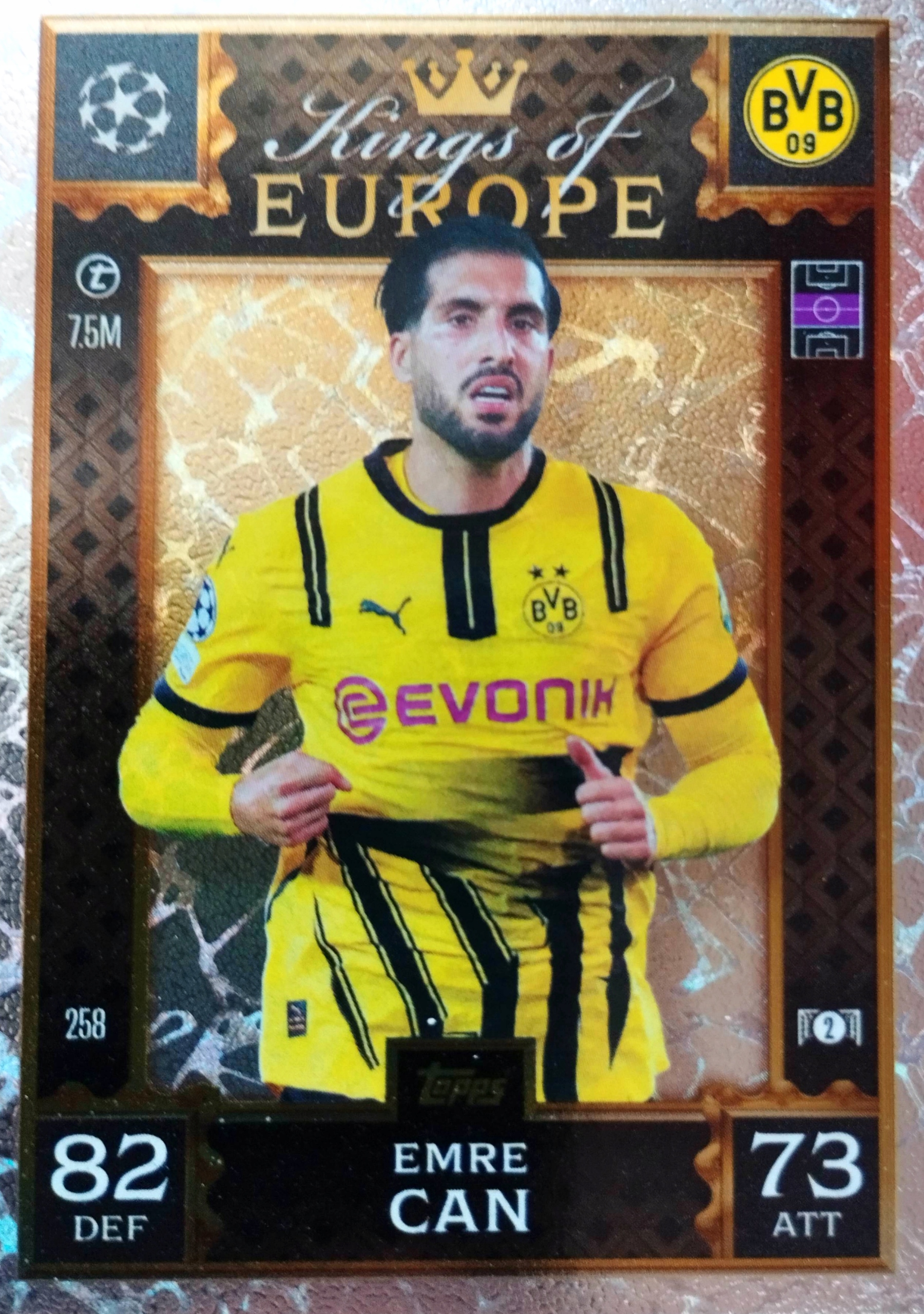 Match Attax Extra 2024/25 2025 Kings Of Europe 258 Can Borussia Dortmund
