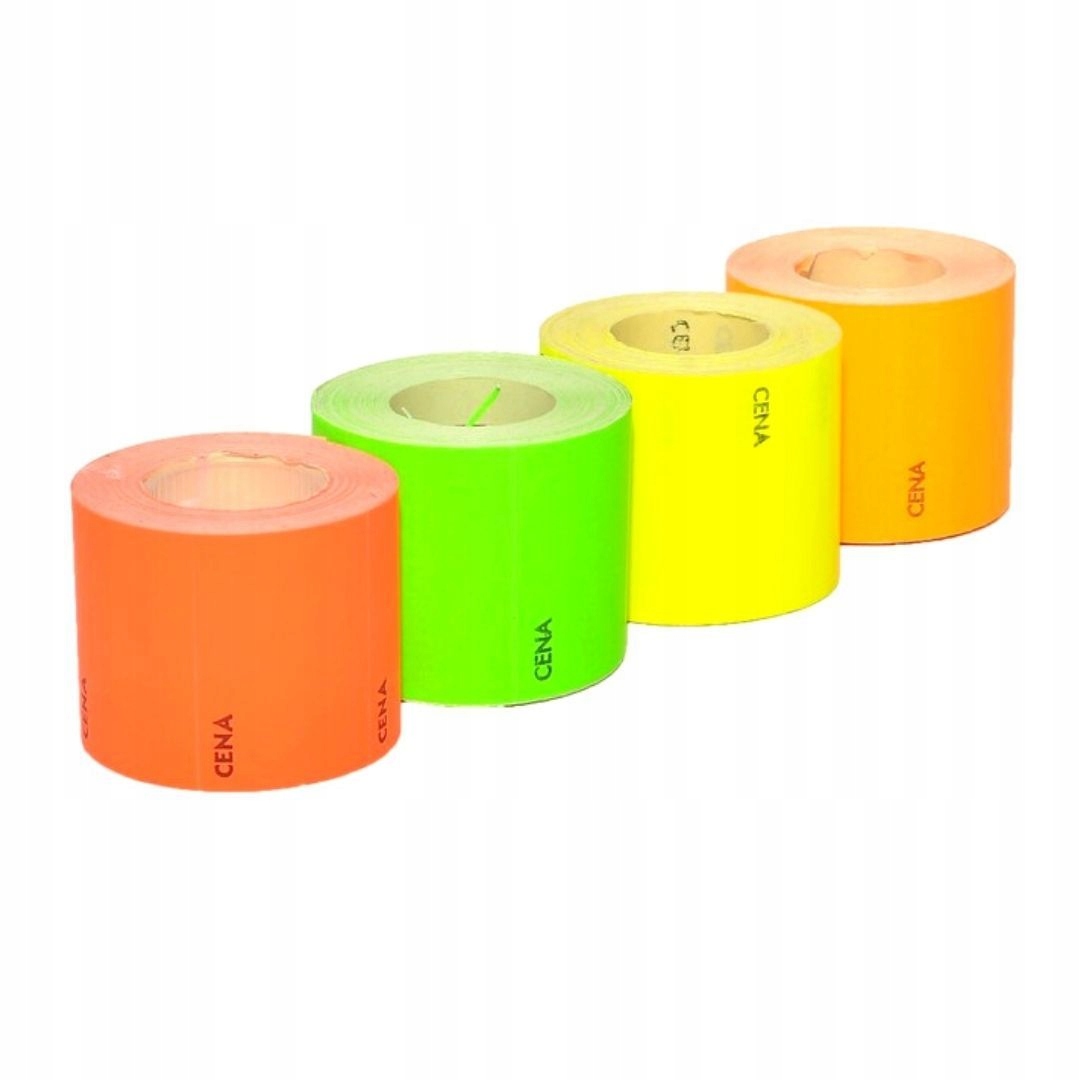 Etykieta cenowa 45x30 mm -5szt- pomarańczowa Marka studiocen