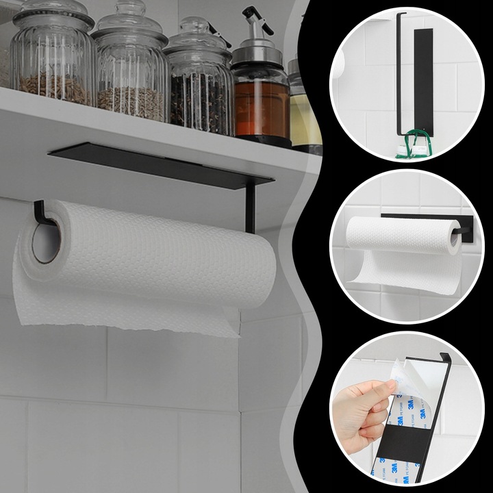 UNIWERSALNY UCHWYT WIESZAK NA RĘCZNIK PAPIEROWY KUCHENNY LOFT BEZ WIERCENIA EAN (GTIN) 6001685499299