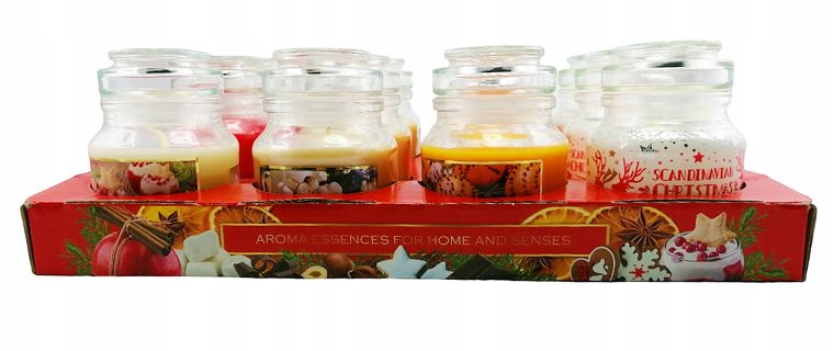 ZAPACHOWA ŚWIECA / CHRISTMAS CAKE / ŚWIĘTA Wysokość produktu 10 cm