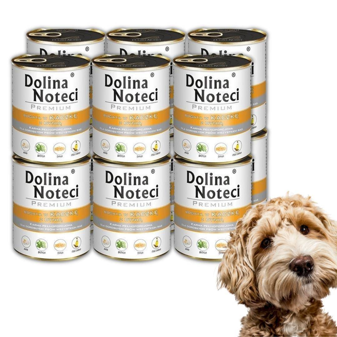 Dolina Noteci Premium Kachna s dýní Vlhké Krmivo pro psy 12x800 g