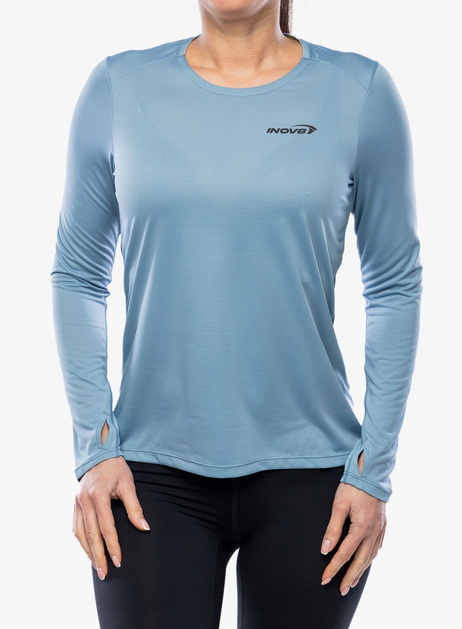 Mikina Inov-8 Performance Long Sleeve modrošedá 34 Xs