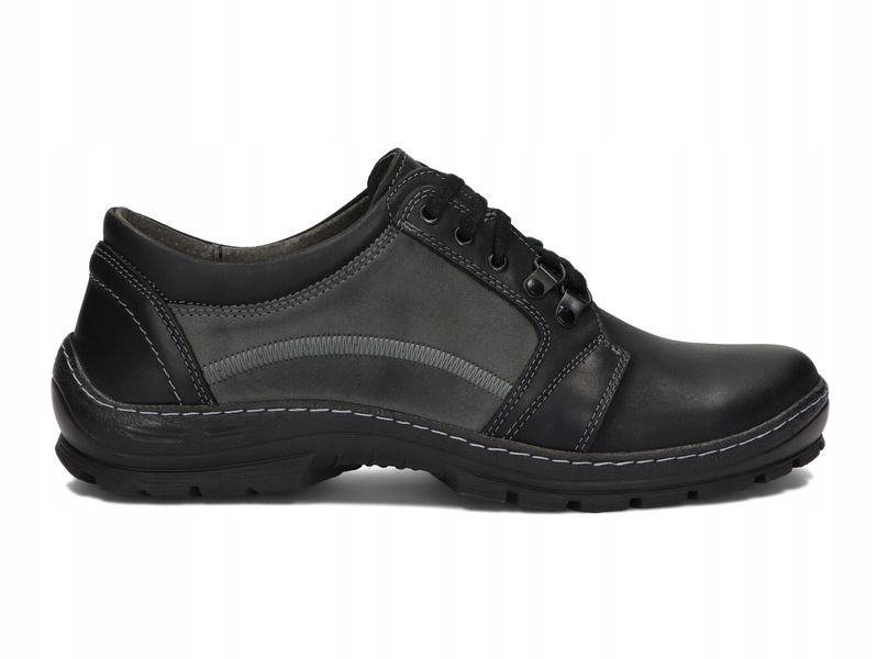 

Buty Męskie Trekkingowe Skóra 285 Czarny 41