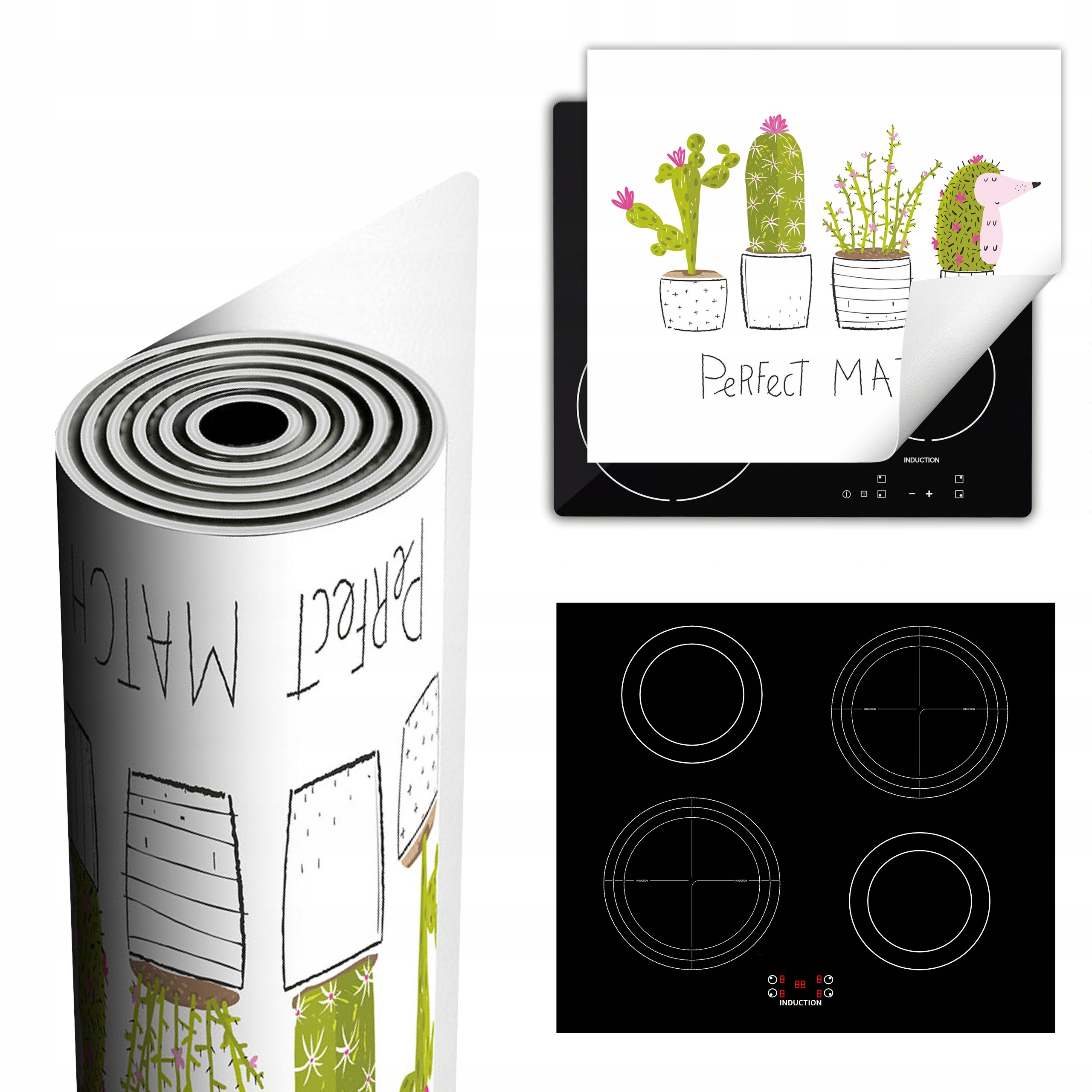 Ochranná Podložka Na Sporák Má Více Místa 60x52 kaktusů